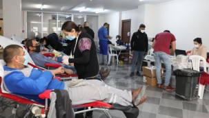 KASKİ personelinden kan bağışı desteği