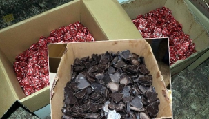 Kayseri'de cinsel içerikli çikolata üretimi yapan imalathaneye baskın