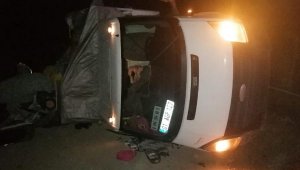 Kayseri'de kamyonet devrildi: 3'ü çocuk 6 kişi yaralandı
