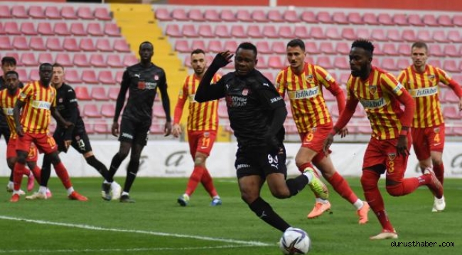 Kayserispor ile Sivasspor hazırlık maçında berabere kaldı