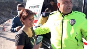 Kaza yaptı, 'Bu canlar bana emanetti, nasıl tehlikeye attım' diyerek ağladı