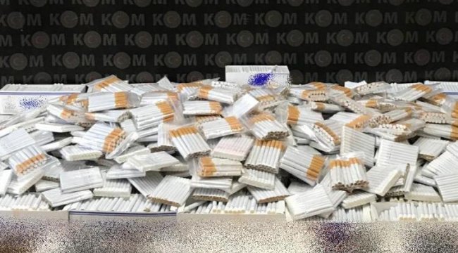 Malatya'da kaçak 46 bin 640 makaron ele geçirildi