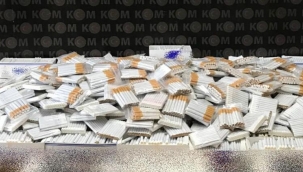 Malatya'da kaçak 46 bin 640 makaron ele geçirildi