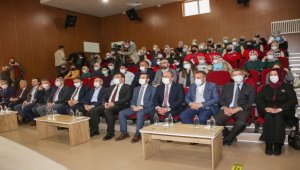 Meram'da 152 okula belediye tarafından yaptırılan TÜBİTAK kitaplıklarının açılışı yapıldı