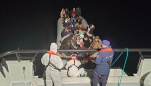 Muğla'da 45 düzensiz göçmen kurtarıldı