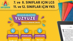 Nevşehir Belediyesi'nden LGS denemesi