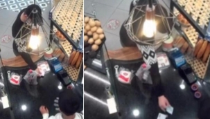 Sultangazi'de tırnakçılık yöntemiyle dolandırıcılık kamerada