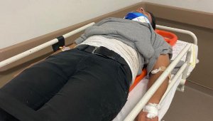 Üniversite öğrencisinin ağır yaralandığı kaza kamerada