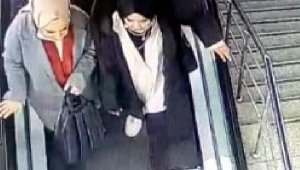 Yürüyen merdivende, mont cebinden telefon hırsızlığı kamerada 