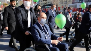 Aksaray'da farkındalık yürüyüşü 