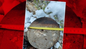 Amanoslar'da PKK'lı teröristlerin anti-tank mayını ele geçirildi