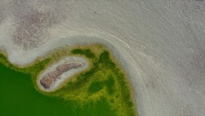 Avlan Gölü kurumaya yüz tuttu