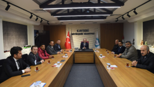 Başkan Büyükkılıç, Yozgatlılar Fedarasyonu Başkanı Çağan ve Yönetimini kabul etti