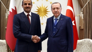 Cumhurbaşkanı Erdoğan, Katar Emiri Al Sani ile görüştü