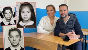Demet Akalın okul yıllarından hatıra fotoğrafları paylaştı