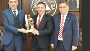 Esnaf Kefalet ve Kredi Kooperatifi Yönetiminden Rektör Çalış’a Teşekkür Ziyareti 