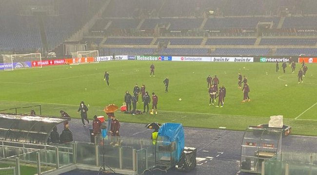 Galatasaray'da Fatih Terim, Lazio maçı hazırlıklarına rötarlı katıldı!