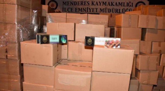 İzmir'de kaçak tütün operasyonu! 4 milyon TL değerinde...