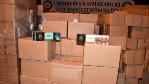 İzmir'de kaçak tütün operasyonu! 4 milyon TL değerinde...