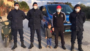 Kayıp çocuk evinden 3 kilometre uzaklıkta bulundu