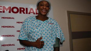 Kayseri Basketbol'un yeni transferi Stephanie Zenora Madden sağlık kontrolünden geçti