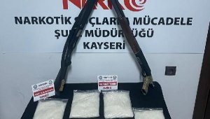 Kayseri'de 600 bin lira değerindeki uyuşturucuya 2 gözaltı
