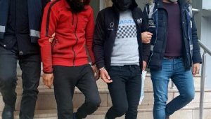 Kayseri'de kablo hırsızı 3 kişi adliyede