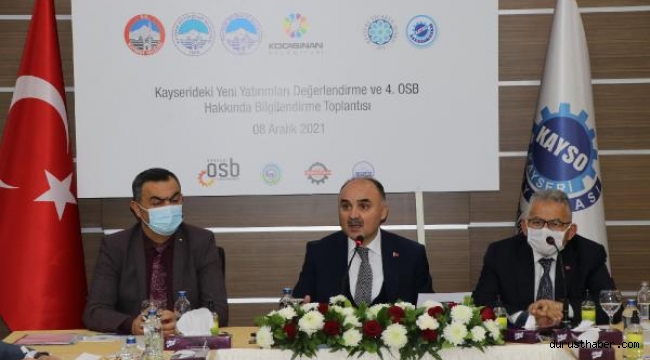 Kayseri'ye kurulacak 4'üncü OSB ile 20 bin kişinin istihdam edilmesi bekleniyor