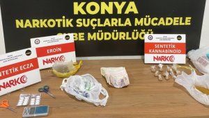 Konya'da 185 polisle düzenlenen uyuşturucu operasyonunda 12 şüpheli yakalandı 