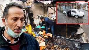 Madde bağımlısı oğulları evi yaktı; otomobilde kalıyorlar