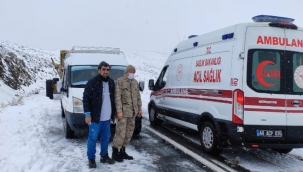 Malatya'da karla mücadelede yoğun mesai