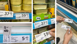 Market çalışanları paylaştı! A-101'de süt, peynir, yoğurta zam geldi