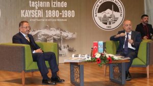 Melikgazi'de 'Taşların izinde Kayseri' kitabı tanıtıldı
