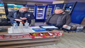 Nallıhan ilçesinde sahte içki denetimi yapıldı