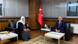 Necibe Nine'den Başkan Büyükkılıç'a ziyaret