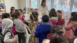 Öğrenciler İZGİM'i ziyaret etti 