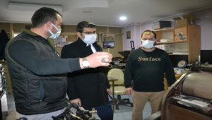 Şarkışla Kaymakamı Gökhan Dolaş'tan gazetecilere ziyaret