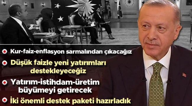 Son dakika: Cumhurbaşkanı Erdoğan, Türkiye'nin yeni ekonomi modelini açıkladı