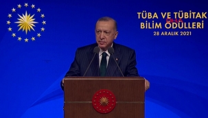 Son dakika... TÜBİTAK ve TÜBA Bilim Ödülleri Töreni... Cumhurbaşkanı Erdoğan: Tüm dünyaya seslenerek ‘Bizi izlemeye devam edin’ diyorum