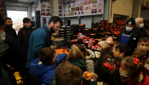 Yerli Malı Haftası’nda hal binasını gezdiler
