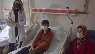 13 yaşındaki Abdussamet, ikinci kez Covid-19'u yendi