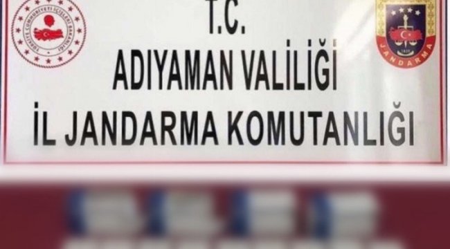 Adıyaman Kahta'da araçta uyuşturucuya 1 tutuklama