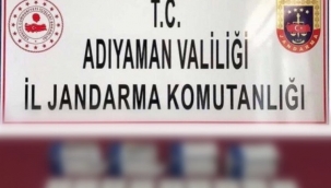 Adıyaman Kahta'da araçta uyuşturucuya 1 tutuklama