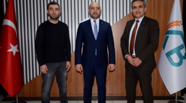 AGSYD Başkanı Kaymaz'dan Ticaret Borsası Başkanı Bağlamış'a ziyaret