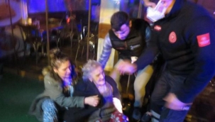 Ataşehir'de korkutan yangın: Isıtıcı yere düşünce alev aldı