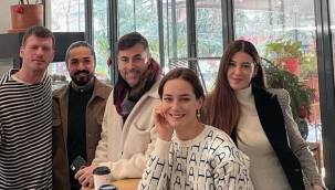 Başak Dizer ve eşi Kıvanç Tatlıtuğ'dan sürpriz ziyaret