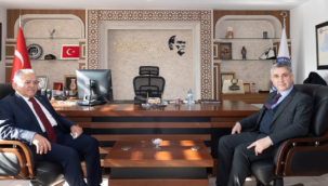 Başkan Büyükkılıç'tan Kocasinan Kaymakamı Abay'a ziyaret