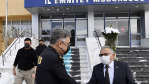 Başkan Büyükkılıç'tan Milli Eğitim ve Emniyet'e ziyaret