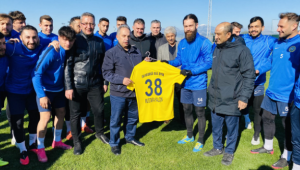 Başkan Yalçın Takımı yalnız bırakmadı