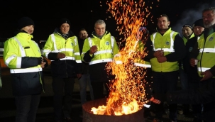 Başkan Yüce Sakarya Büyükşehir'in kar timi ile buluştu 